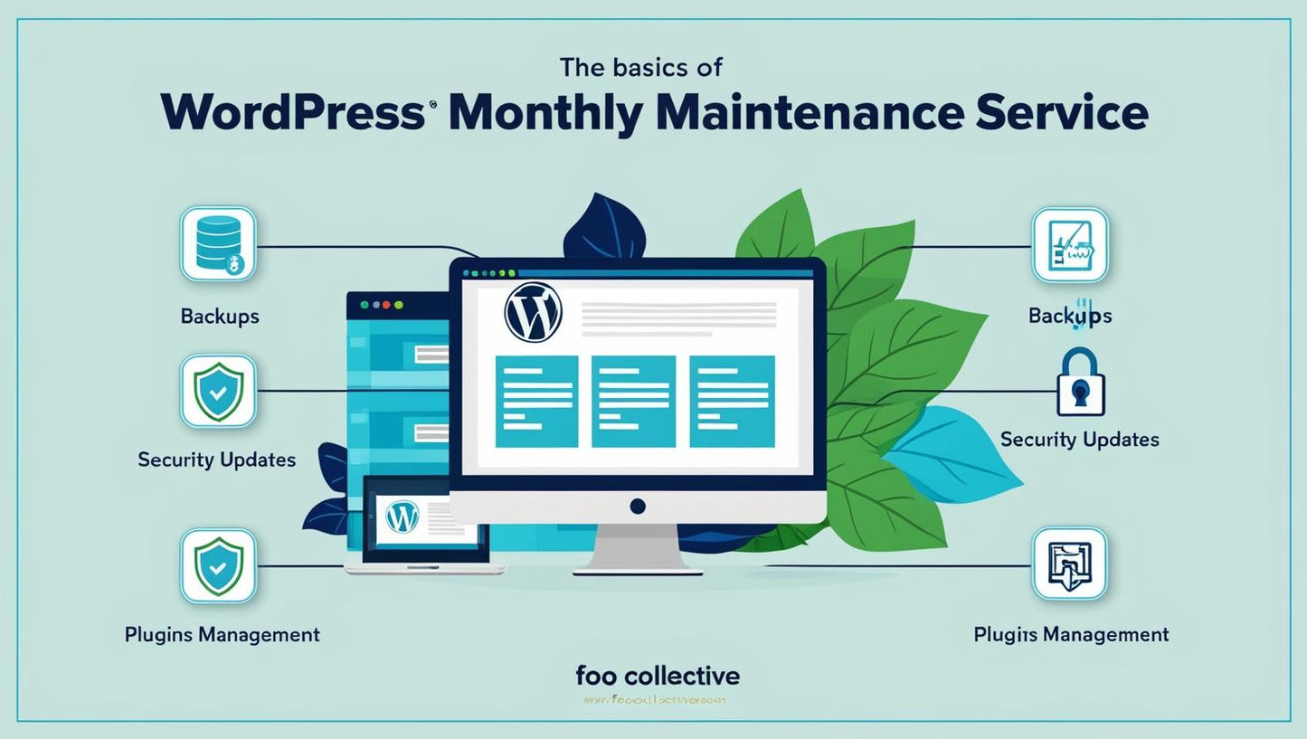 Wordpress Website - Monthly Maintenance Service Basics