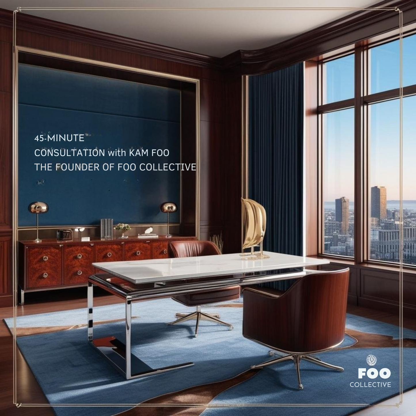 45-Minute Consultation with Kam Foo -Founder of Foo Collective – $950