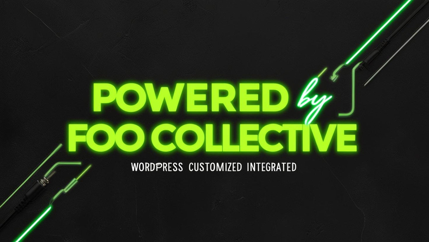 Customized Wordpress Integrated Website powered by Foo Collective